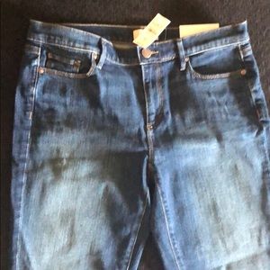 Loft Outlet Modern Denim Crop